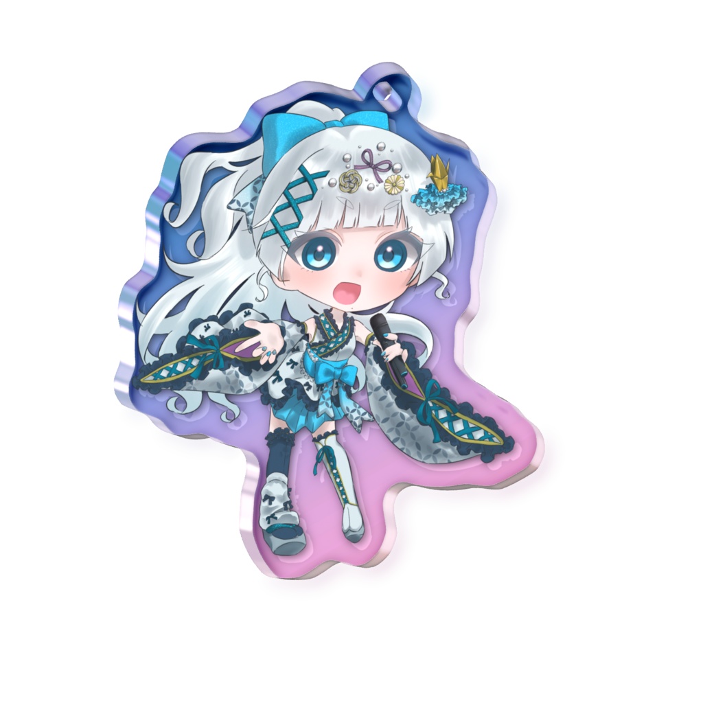 オーロラアクリルキーホルダー大和綺依(デフォルメ)