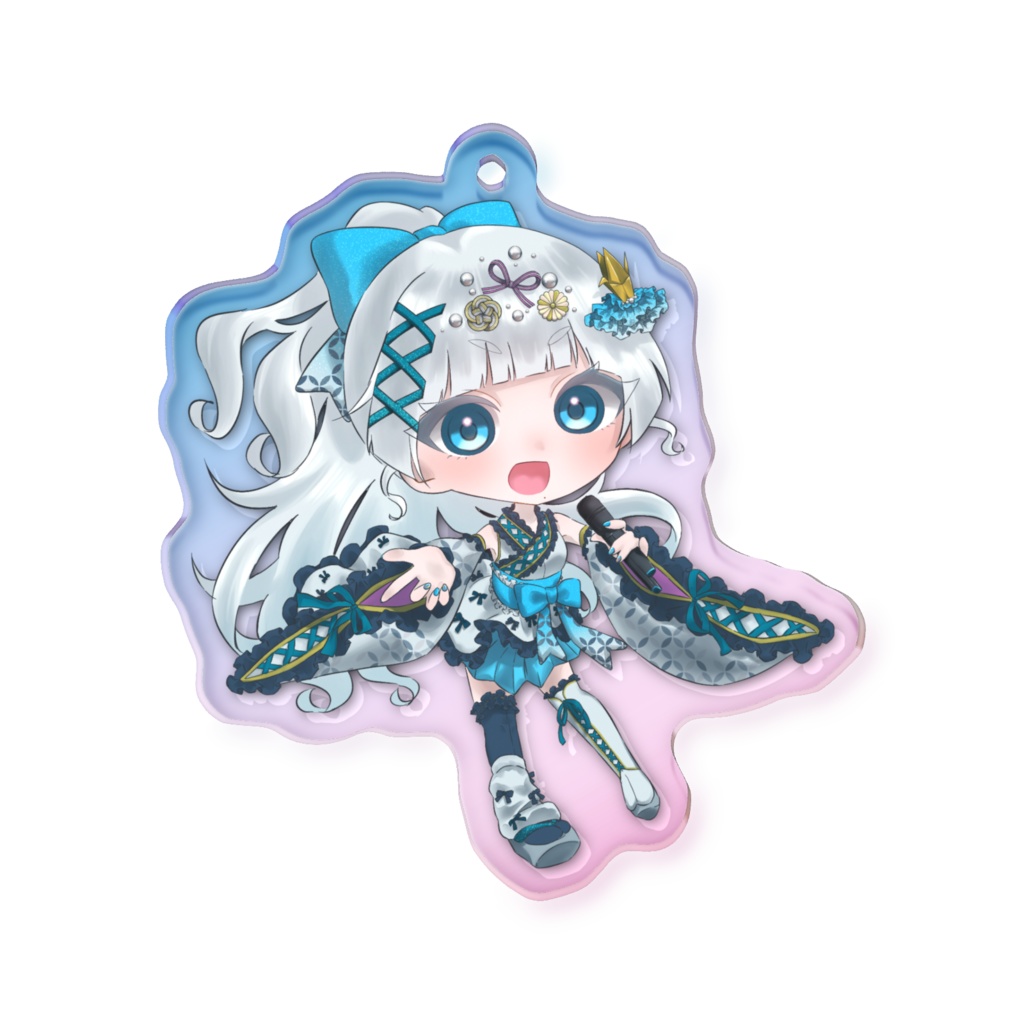 オーロラアクリルキーホルダー大和綺依(デフォルメ)