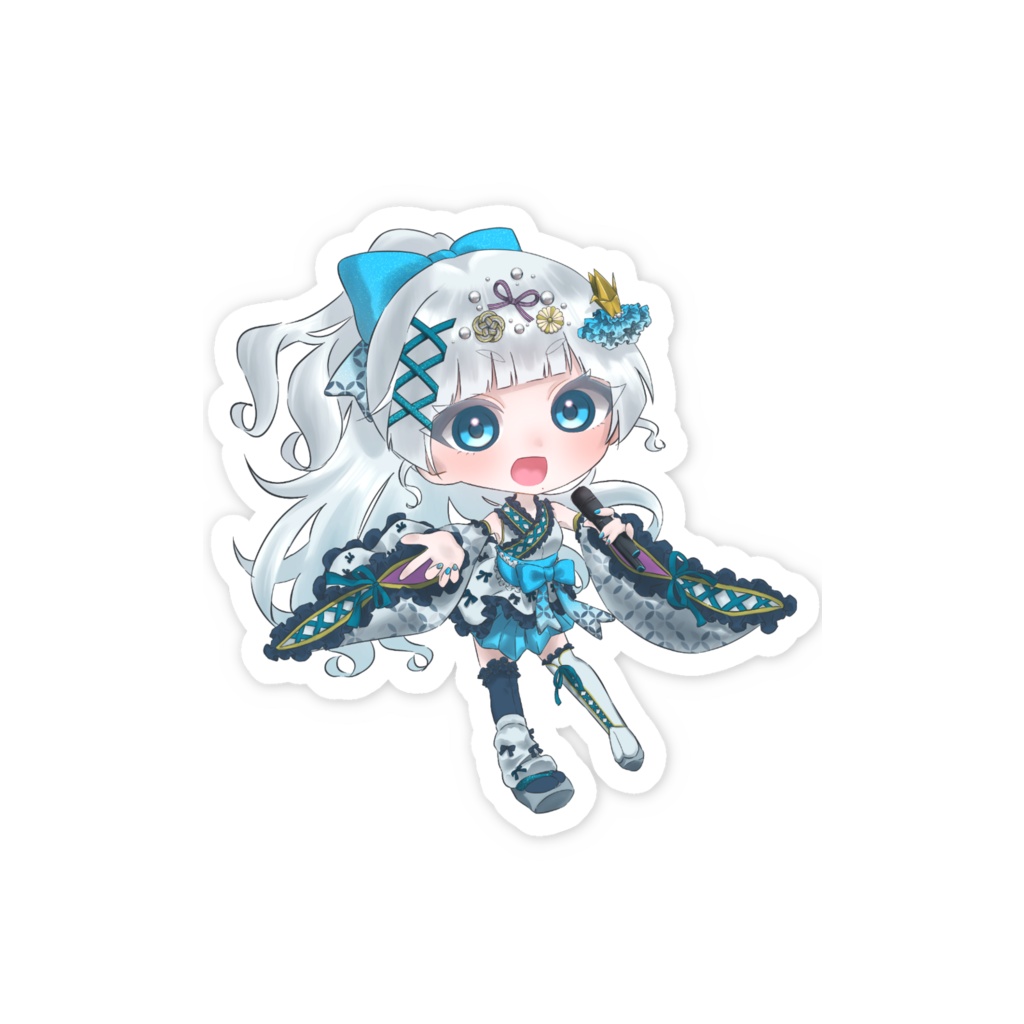 スマホステッカー デフォルメ