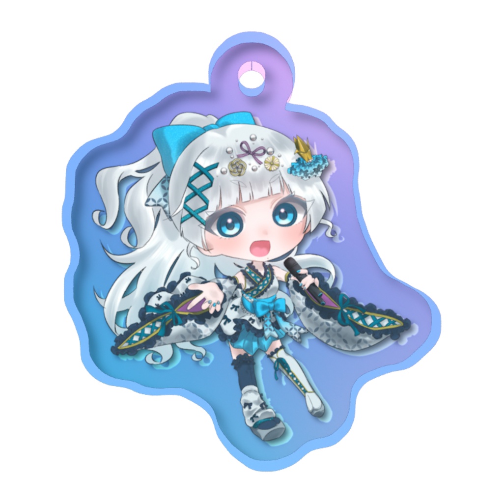 デフォルメイラストめじるしチャーム