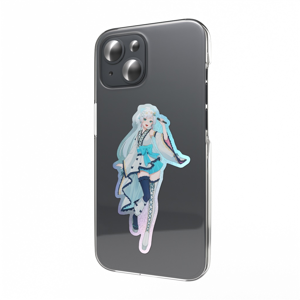 hotate様画キービジュアル オーロラスマホステッカー