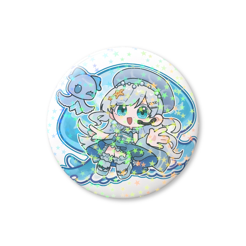 司馬ふぃむ様画 BCBデフォルメきらきら缶バッジ