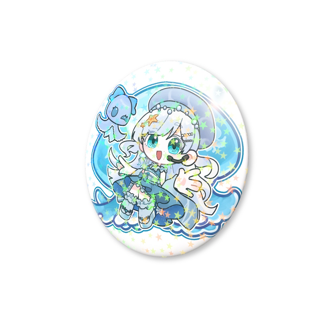 司馬ふぃむ様画 BCBデフォルメきらきら缶バッジ