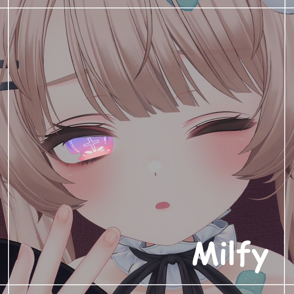 Nurse Cross eye texture【9アバター対応】