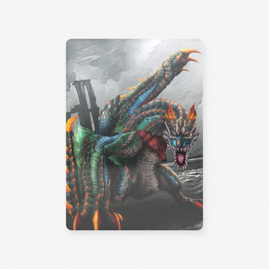 氷狐竜 デュラガウア クリアカード