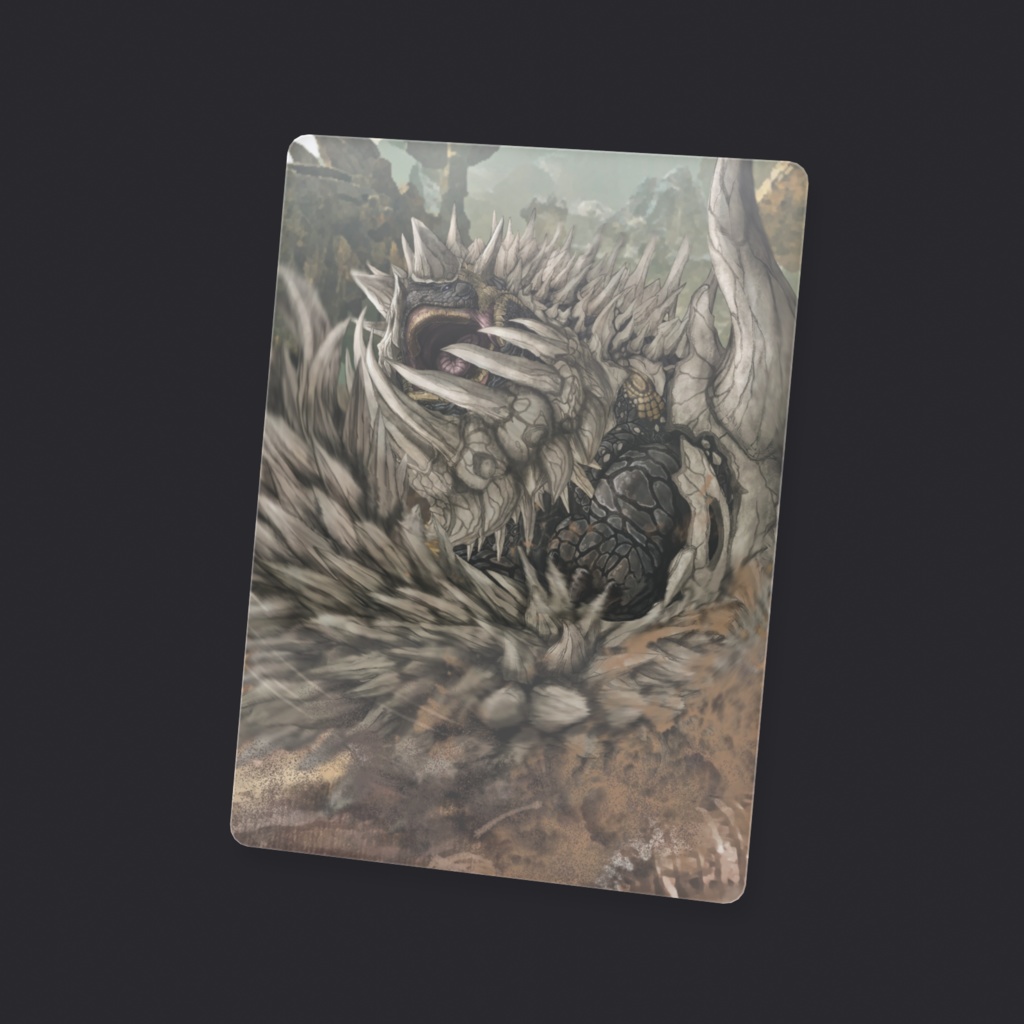 骨鎚竜 ラドバルキン クリアカード