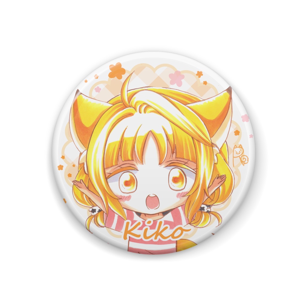 キコちゃん　缶バッジ