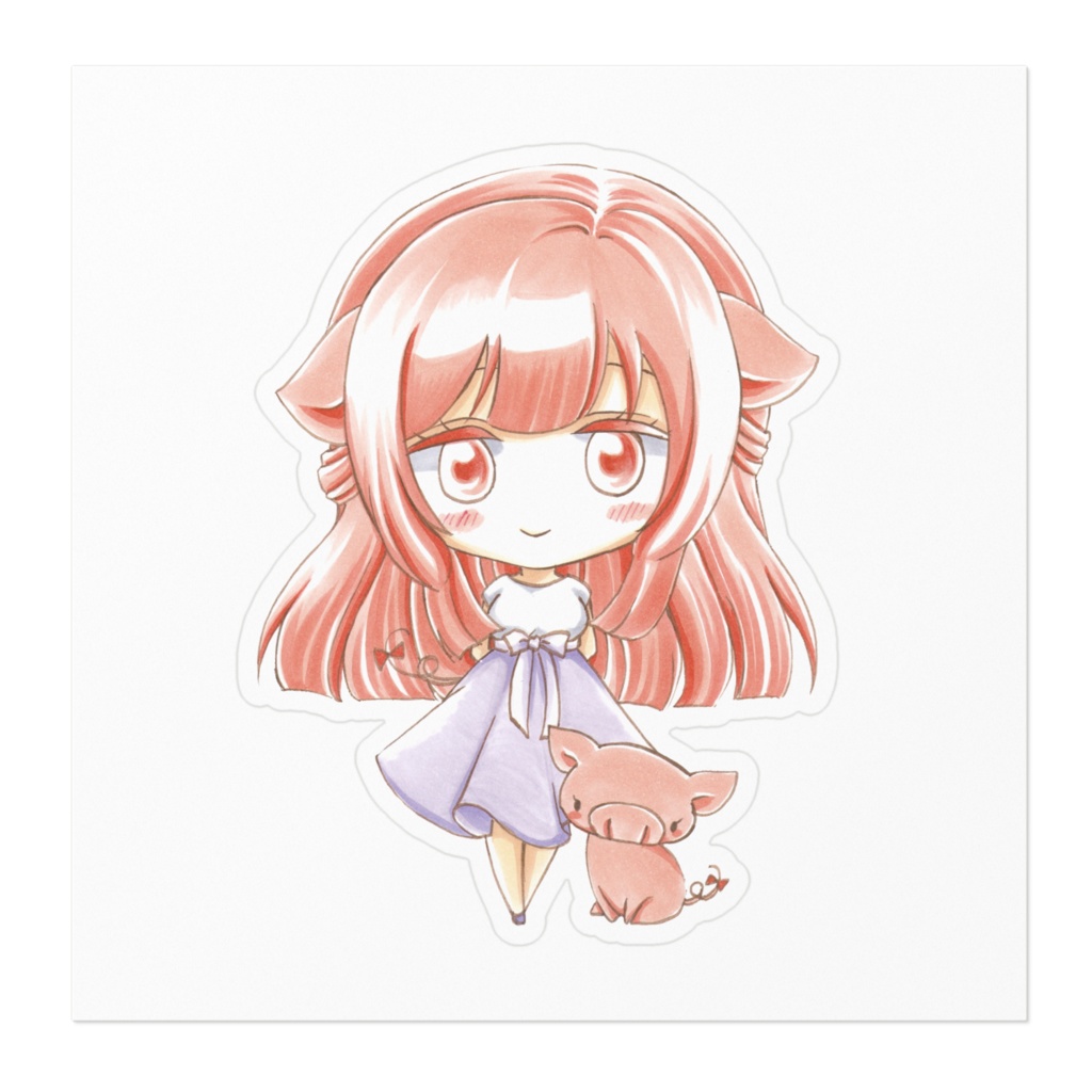 プコちゃん ステッカー