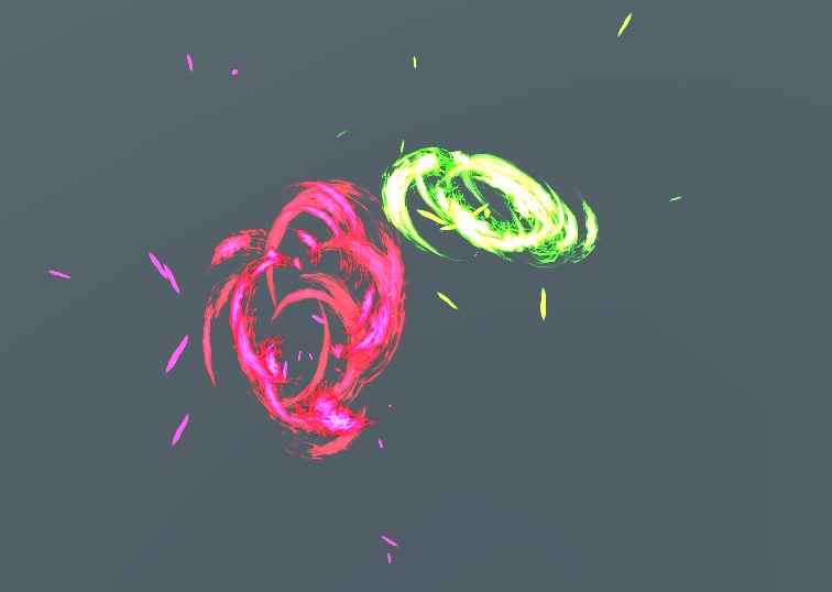 Hand Particle Trails