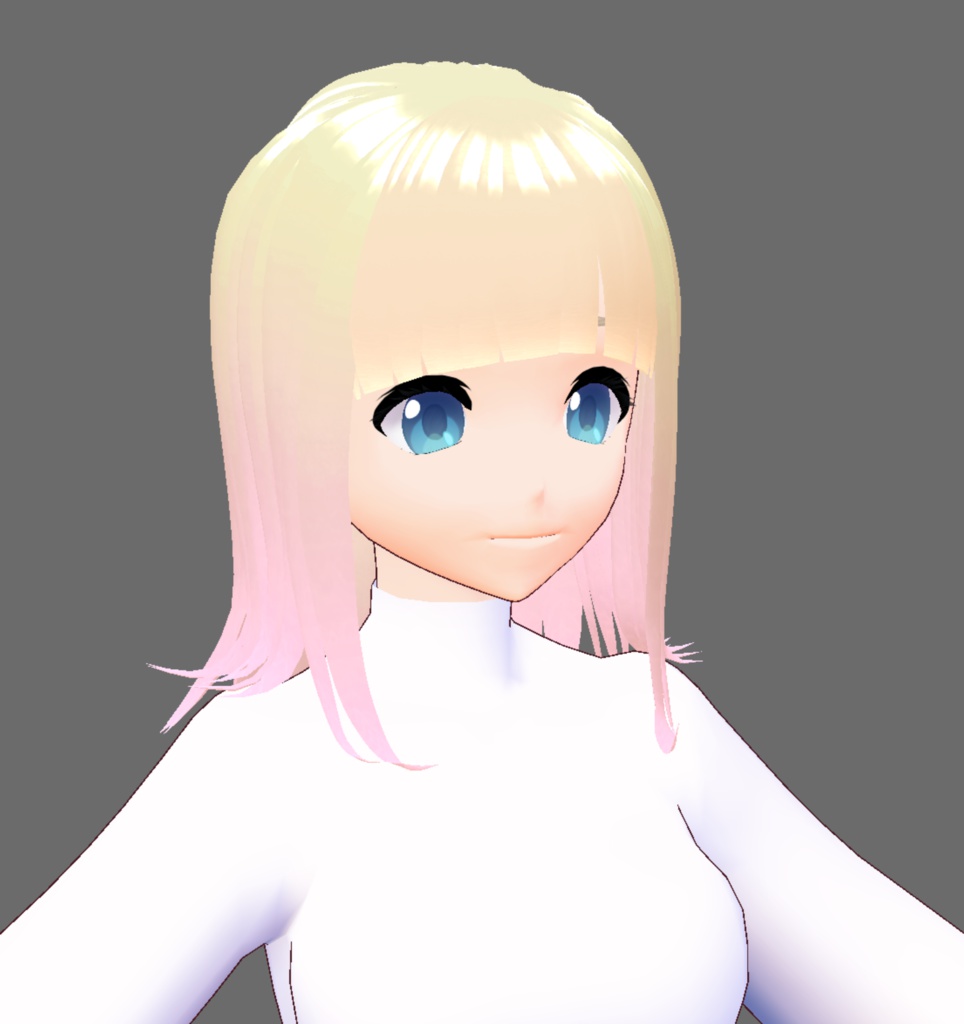 (無料版あり)VRoidすっぴん&シワなしデータ