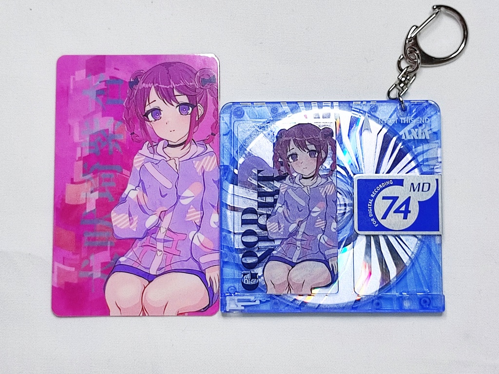 犬吠埼紫杏MDキーホルダー+カード セット