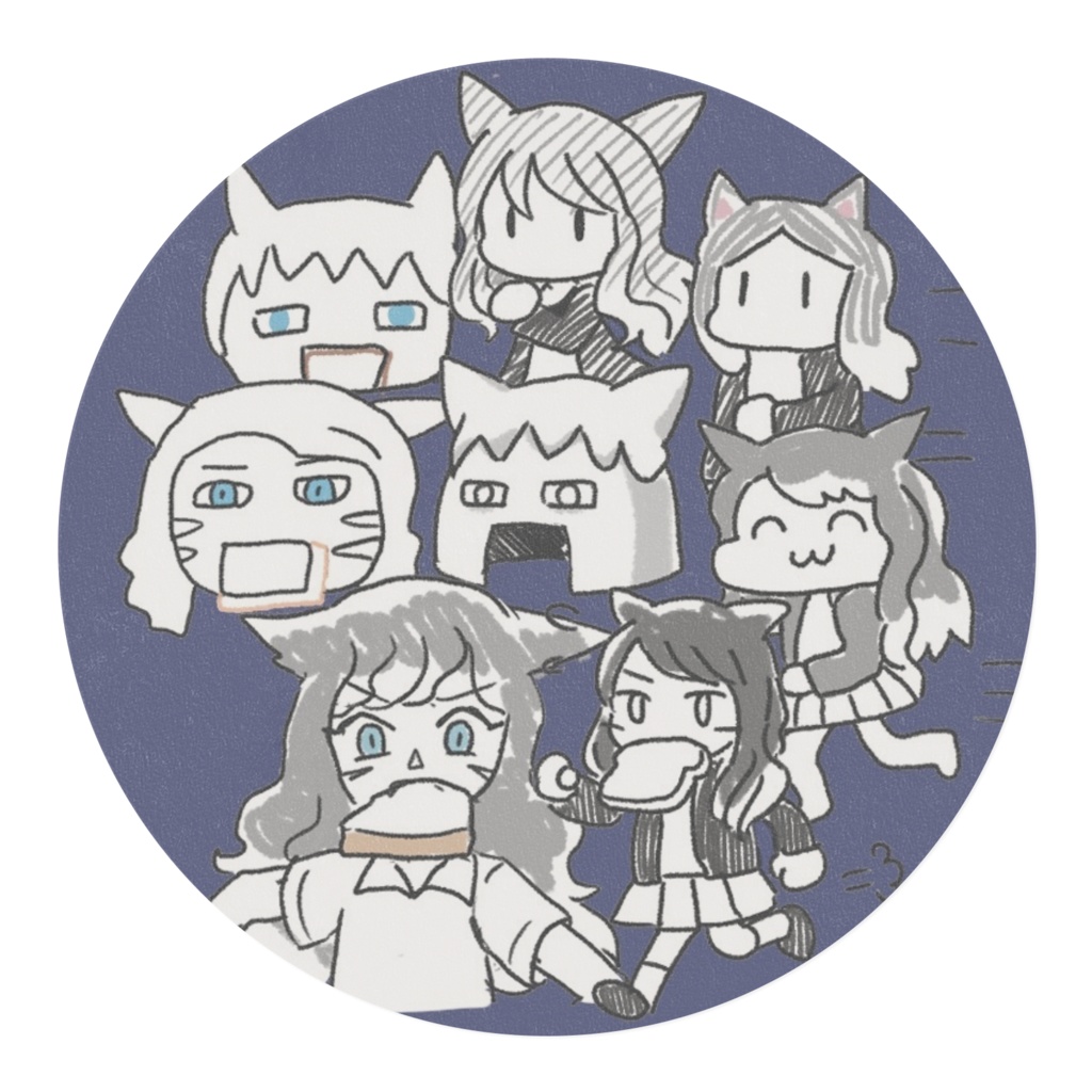 走るふぁらくんマスキングテープ