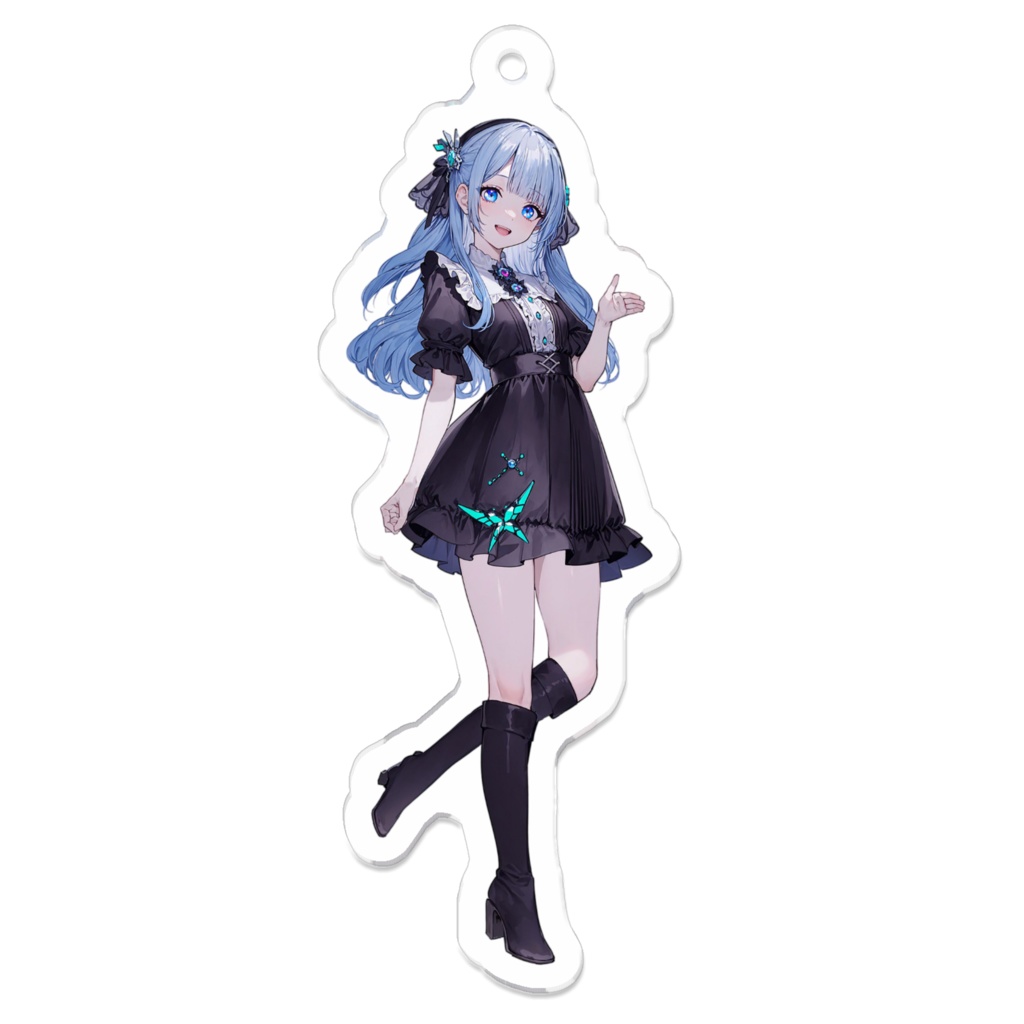 アクリルキーホルダー 黒ねね