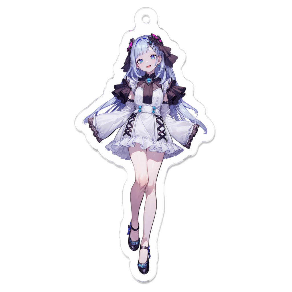 アクリルキーホルダー 白ねね