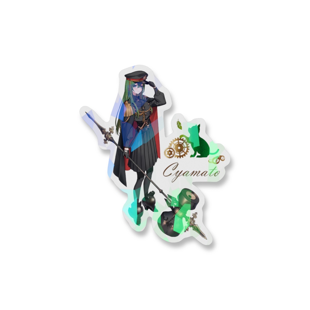 ホログラムスマホステッカー