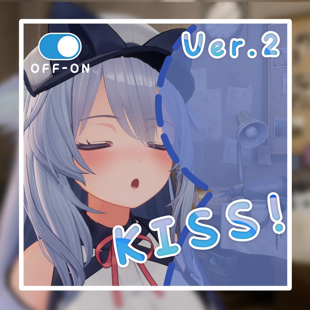 VRChat Kiss Like ver.2 靠近亲吻动画【Sophina/Kikyo/Karin/Rusk/Anon】