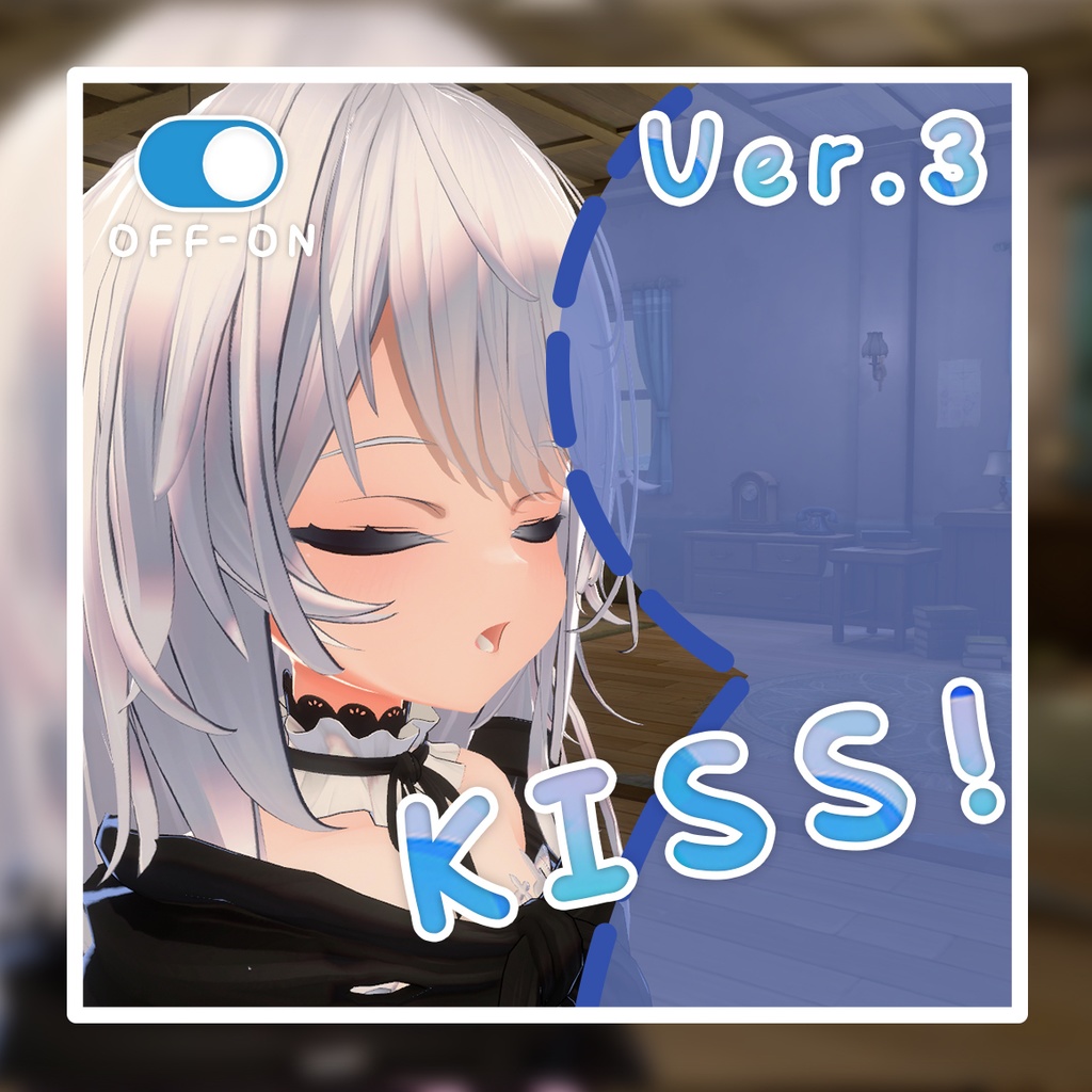 VRChat Kiss Like ver.3 靠近亲吻动画【Fiona/Ash/Grus/Minahoshi/Milk Re】