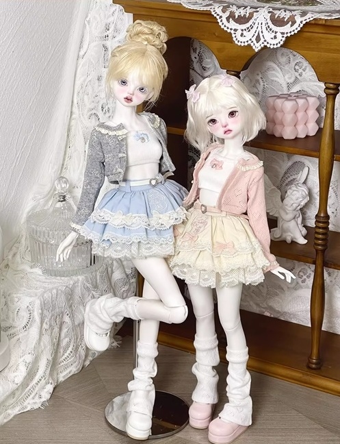 ★SEN★AF10792【afly】MSD/MDD用洋服5点セット(グレー)