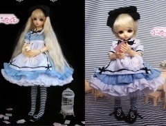 ★SEN★AF0794【小猫汪】新アリスドレス5点セット(SD少女、MSD/MDD,幼SD)