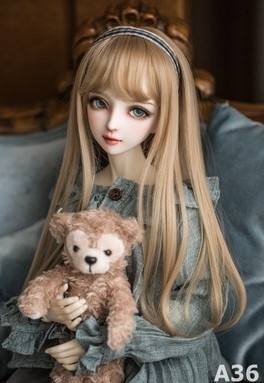 ★SEN★U-3543【D.C.D】ウィッグ(SD/DD/MDD(頭囲22~24cm))