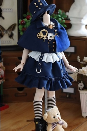 ★SEN★AF8116【双核心】洋服6点セット(紺スカートセット/MDD)