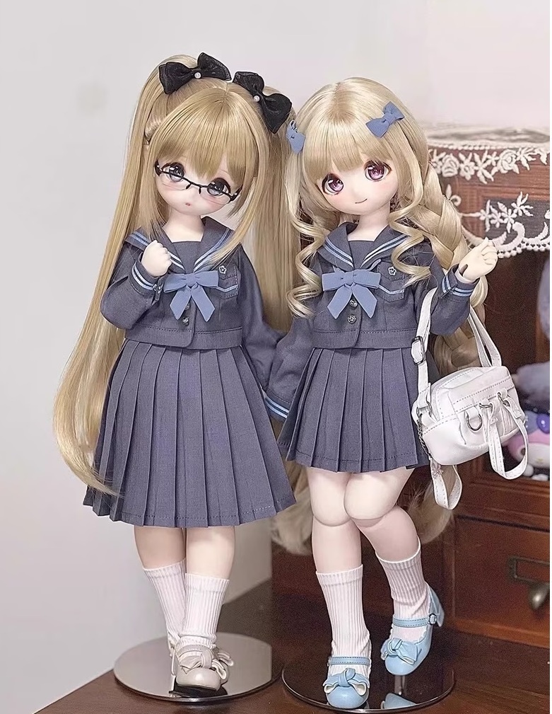 ★SEN★AF11498【桜の】1/6セ-ラ-服5点セット(ロングタイプ/幼SD)