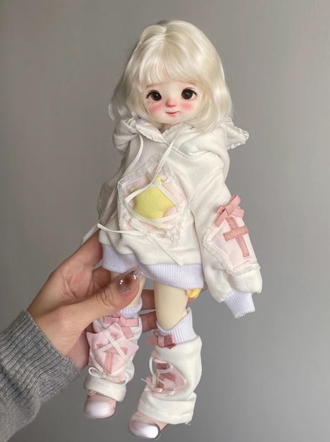 ★SEN★AF11270【fun】1/6洋服2点セット(白/幼SD)