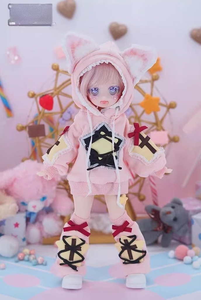 ★SEN★AF11270【fun】1/6洋服2点セット(白/幼SD)