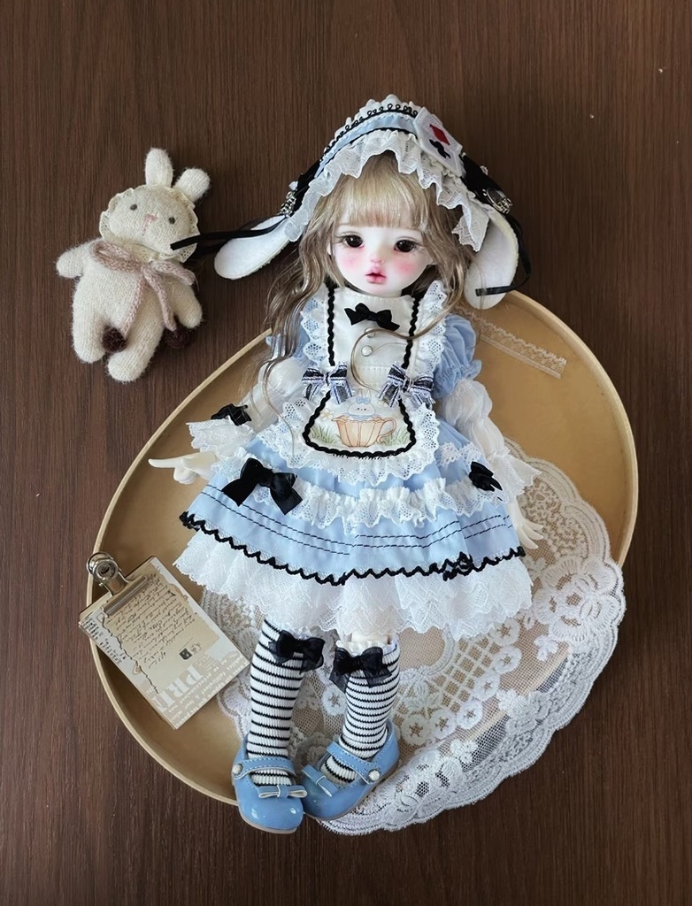 ★SEN★AF11493【幼SD】メイドスタイル ドレスセット