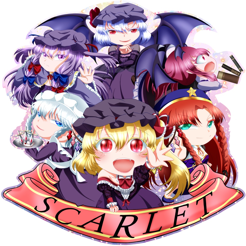 Violet アクリルセット