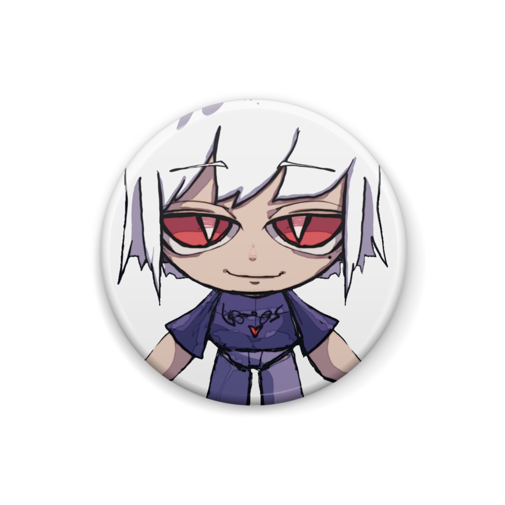 羽衣石アキラミニキャラ缶バッジtype.B