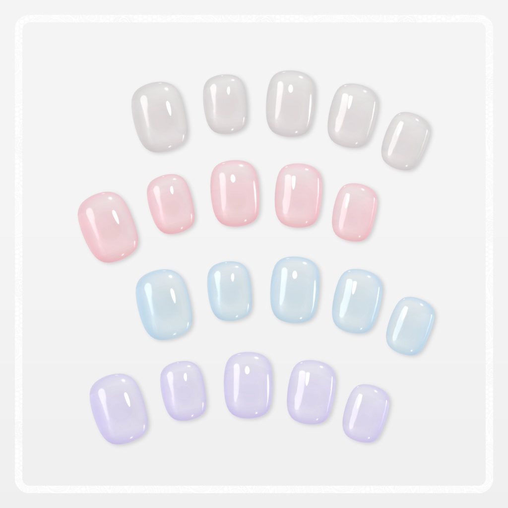 ♥Heart Short Nail♥〖しなの対応〗