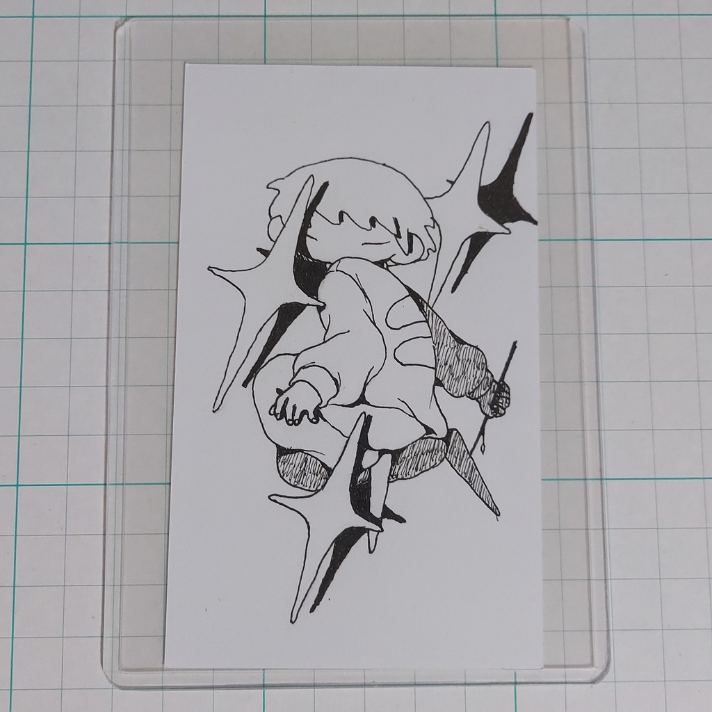 原画カード ｢ケツイが みなぎった｣