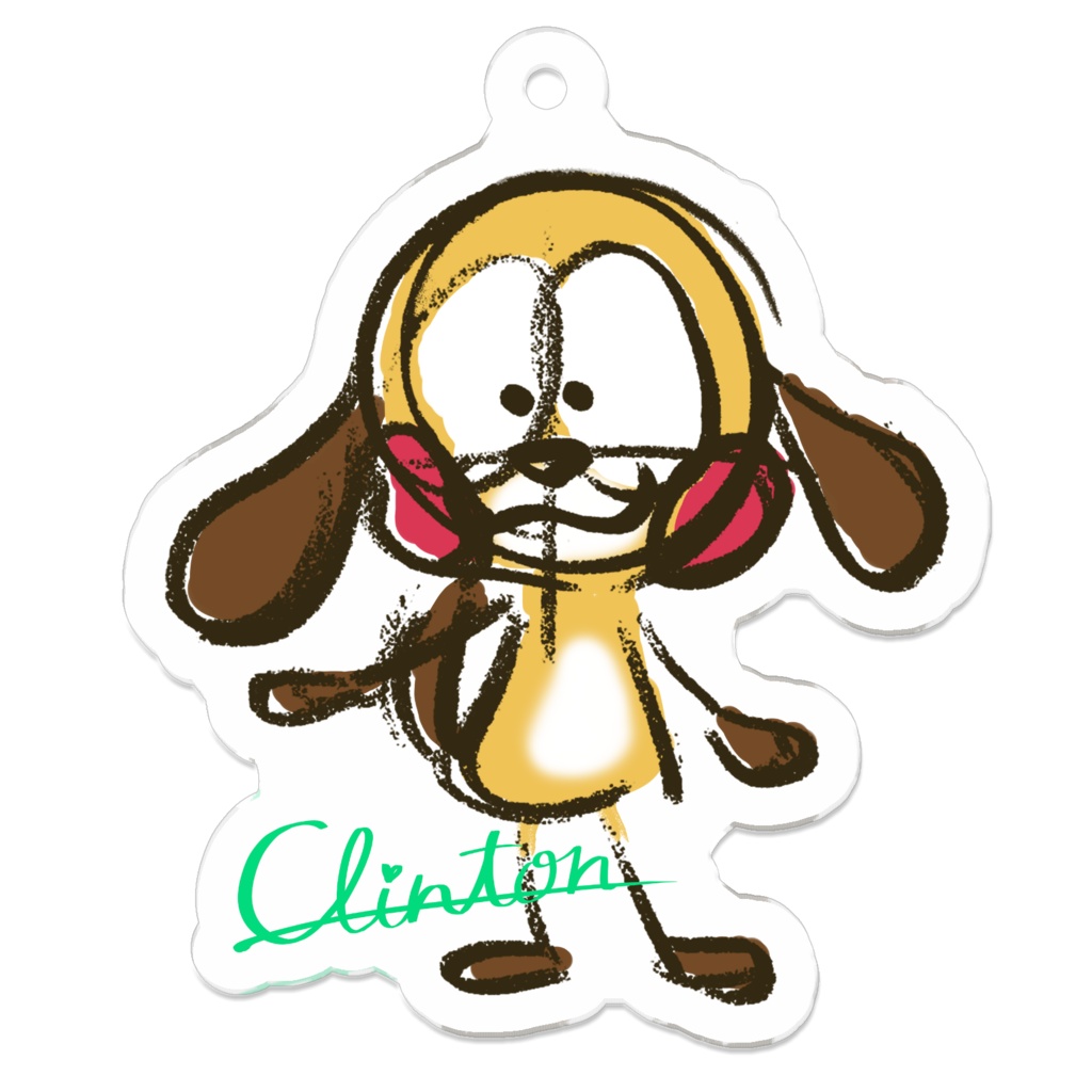 くりんとん ラフスケッチ アクリルキーホルダー