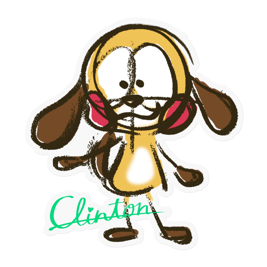 くりんとん ラフスケッチ ステッカー