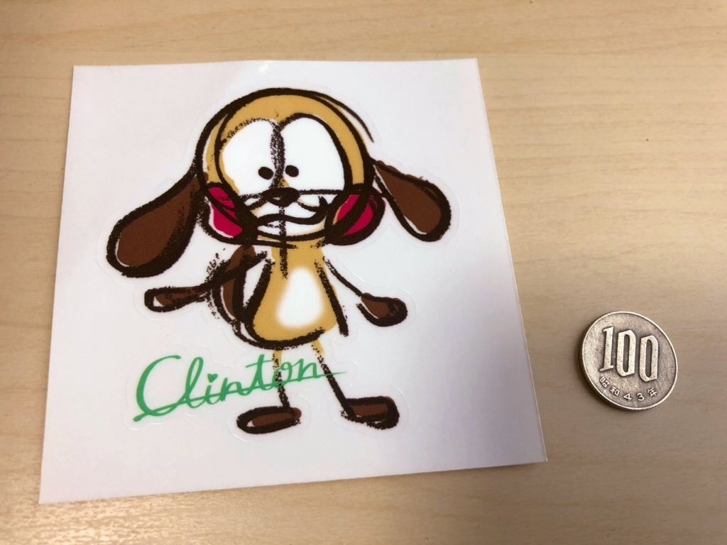 くりんとん ラフスケッチ ステッカー