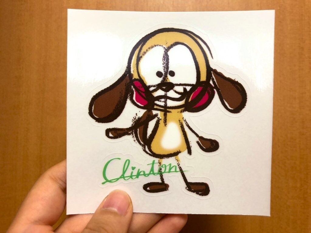 くりんとん ラフスケッチ ステッカー