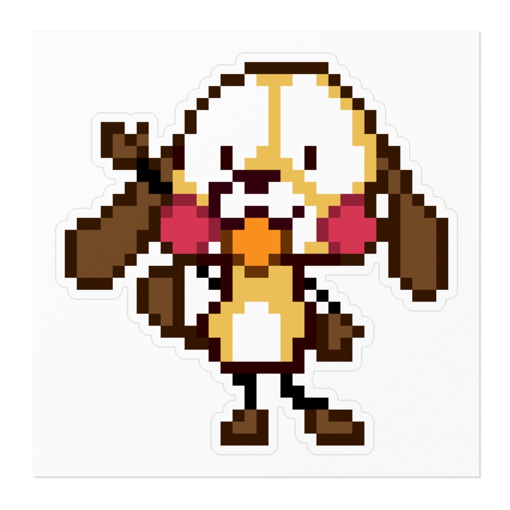 くりんとん ドット絵ステッカー