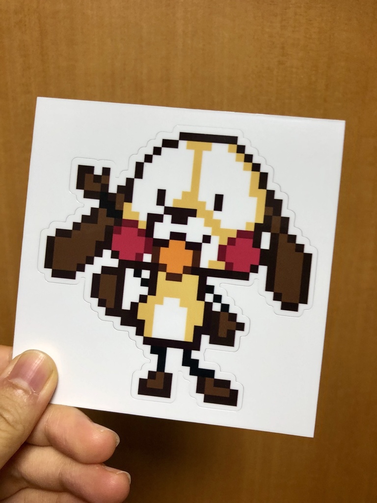 くりんとん ドット絵ステッカー