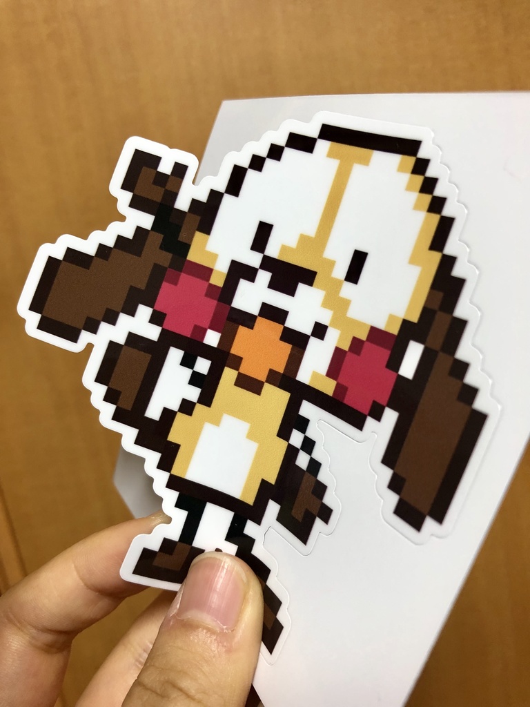 くりんとん ドット絵ステッカー