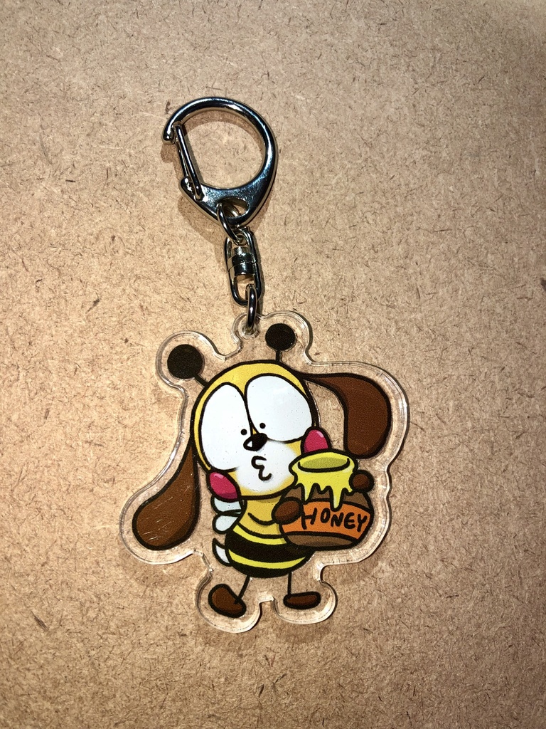 ハチくりんとん アクリルキーホルダー