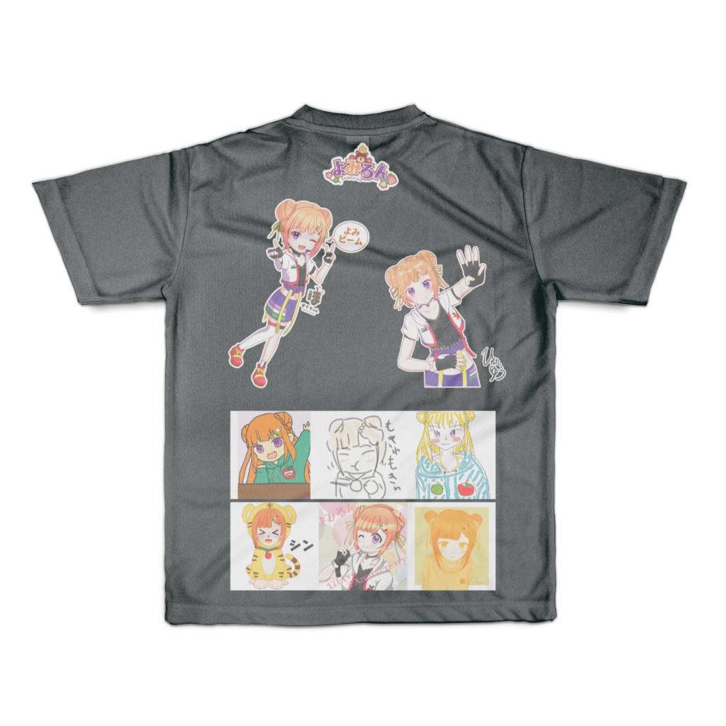 2022.01活動2周年寄せ描きTシャツ