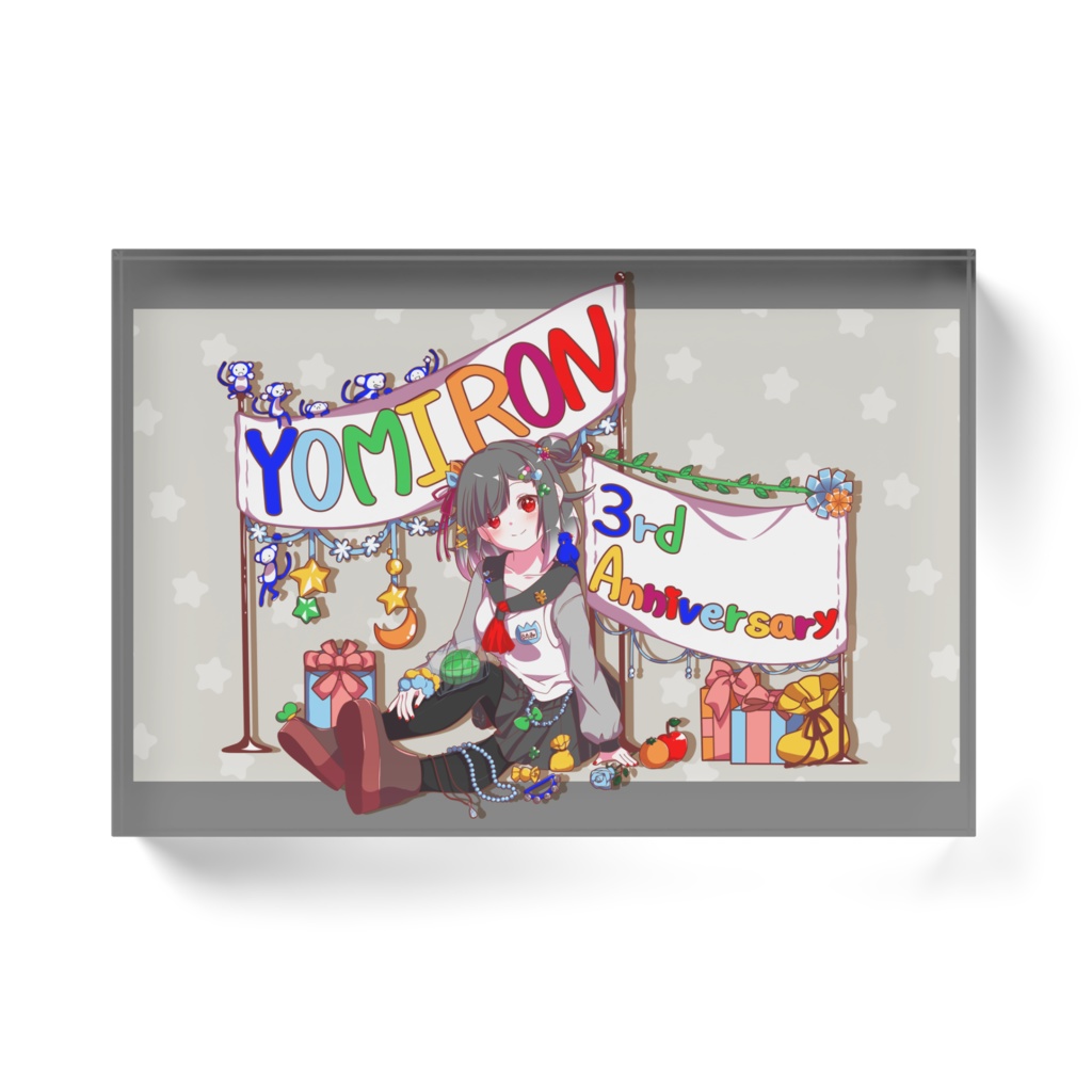 詠未よみ(よみろん)3周年アクリルブロック【2種】