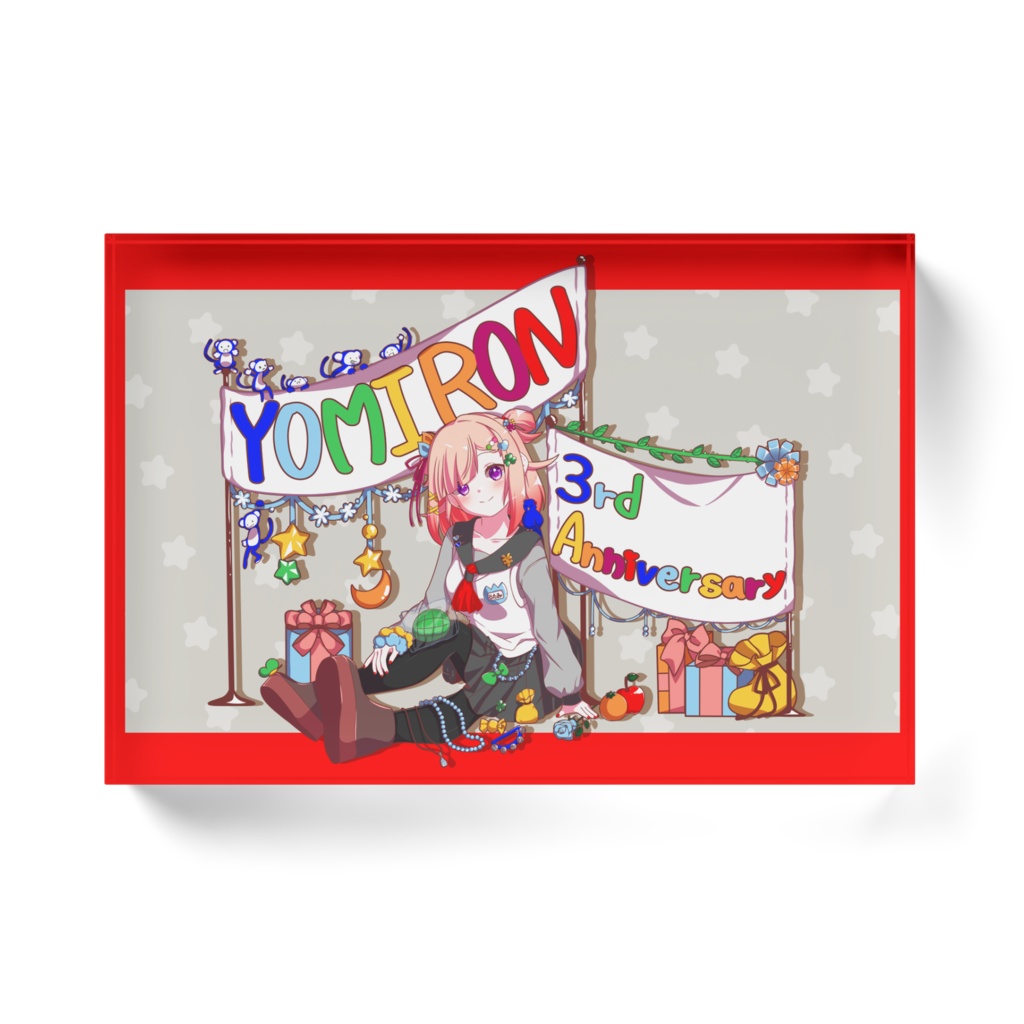 詠未よみ(よみろん)3周年アクリルブロック【2種】