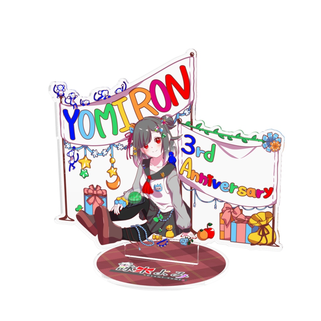 詠未よみ(よみろん)3周年アクリルスタンド【2種】