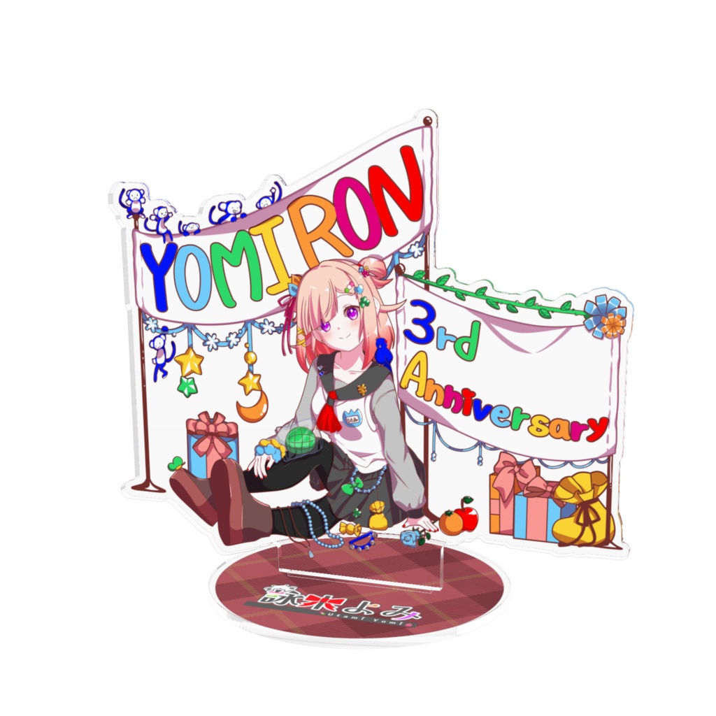 詠未よみ(よみろん)3周年アクリルスタンド【2種】