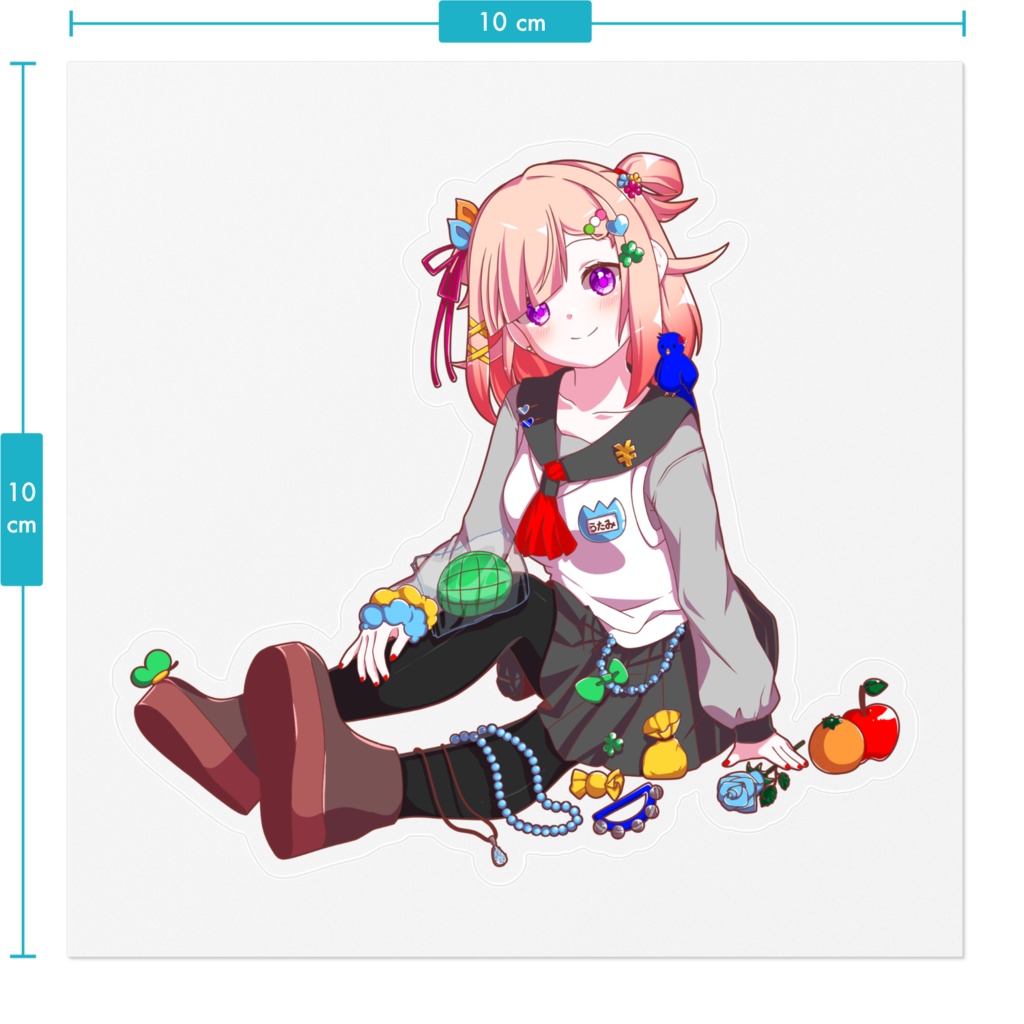 詠未よみ(よみろん)3周年ステッカー【2種】