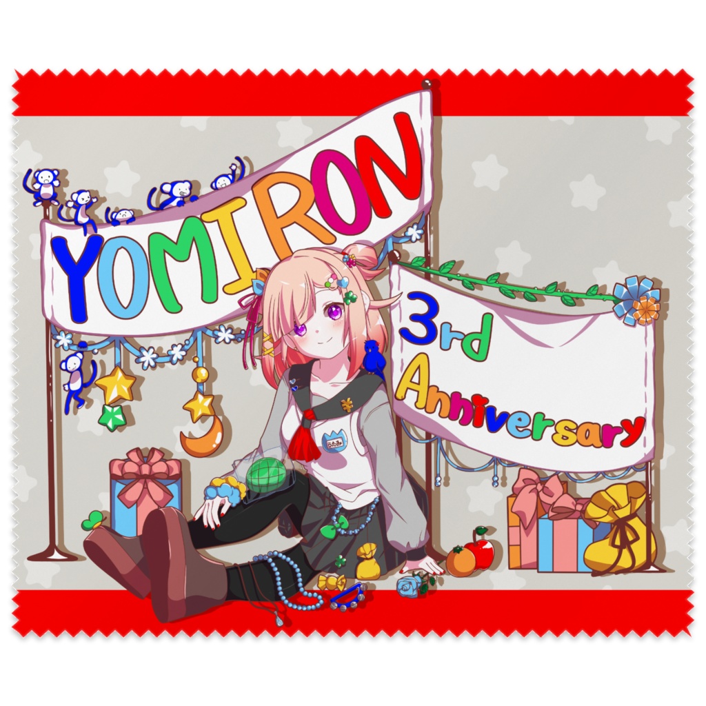 詠未よみ(よみろん)3周年眼鏡拭き【2種】