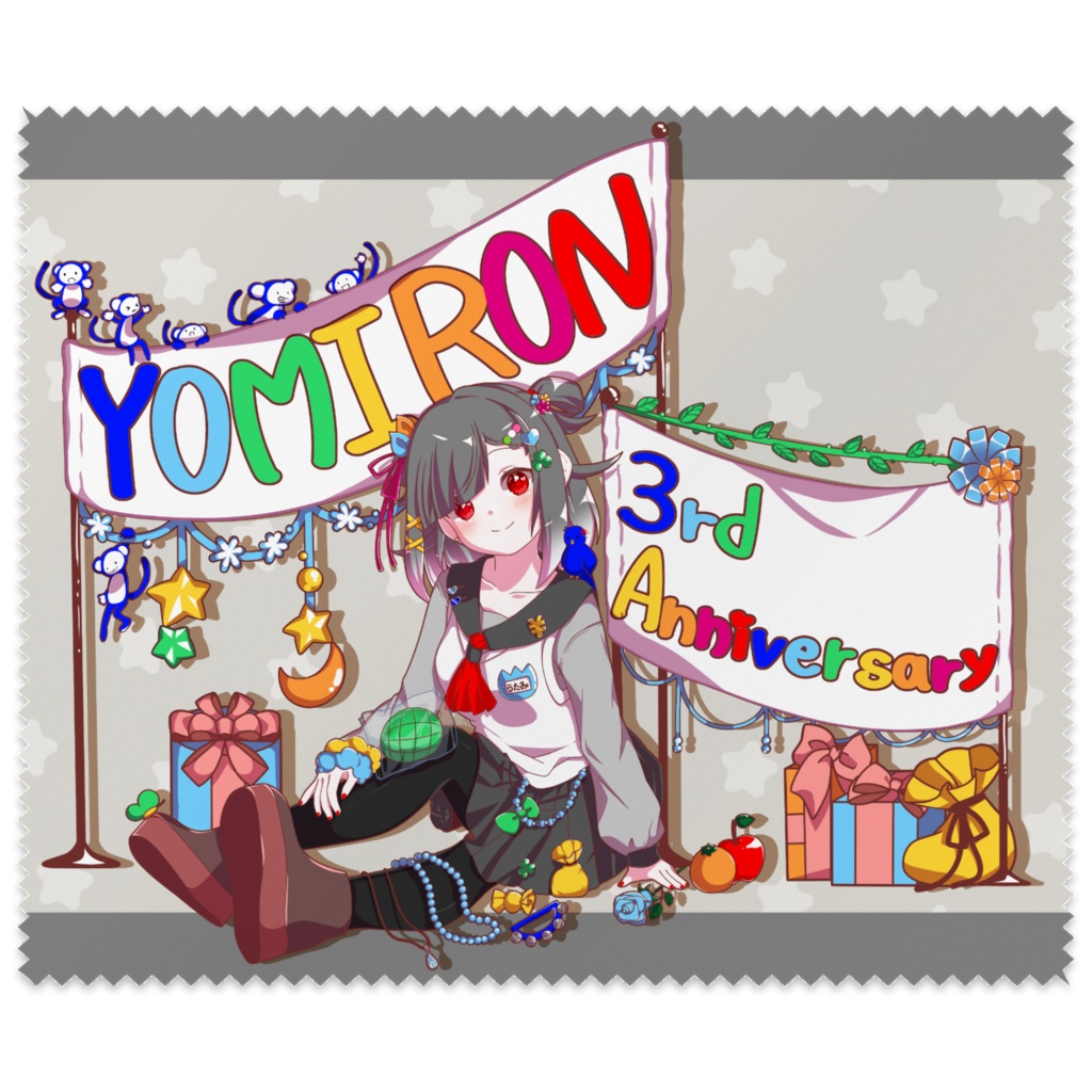 詠未よみ(よみろん)3周年眼鏡拭き【2種】