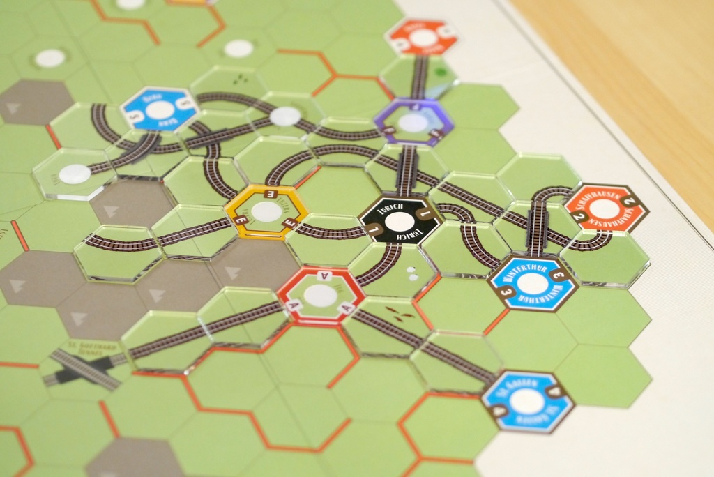 アクリル線路タイル(acrylic railroad tiles)